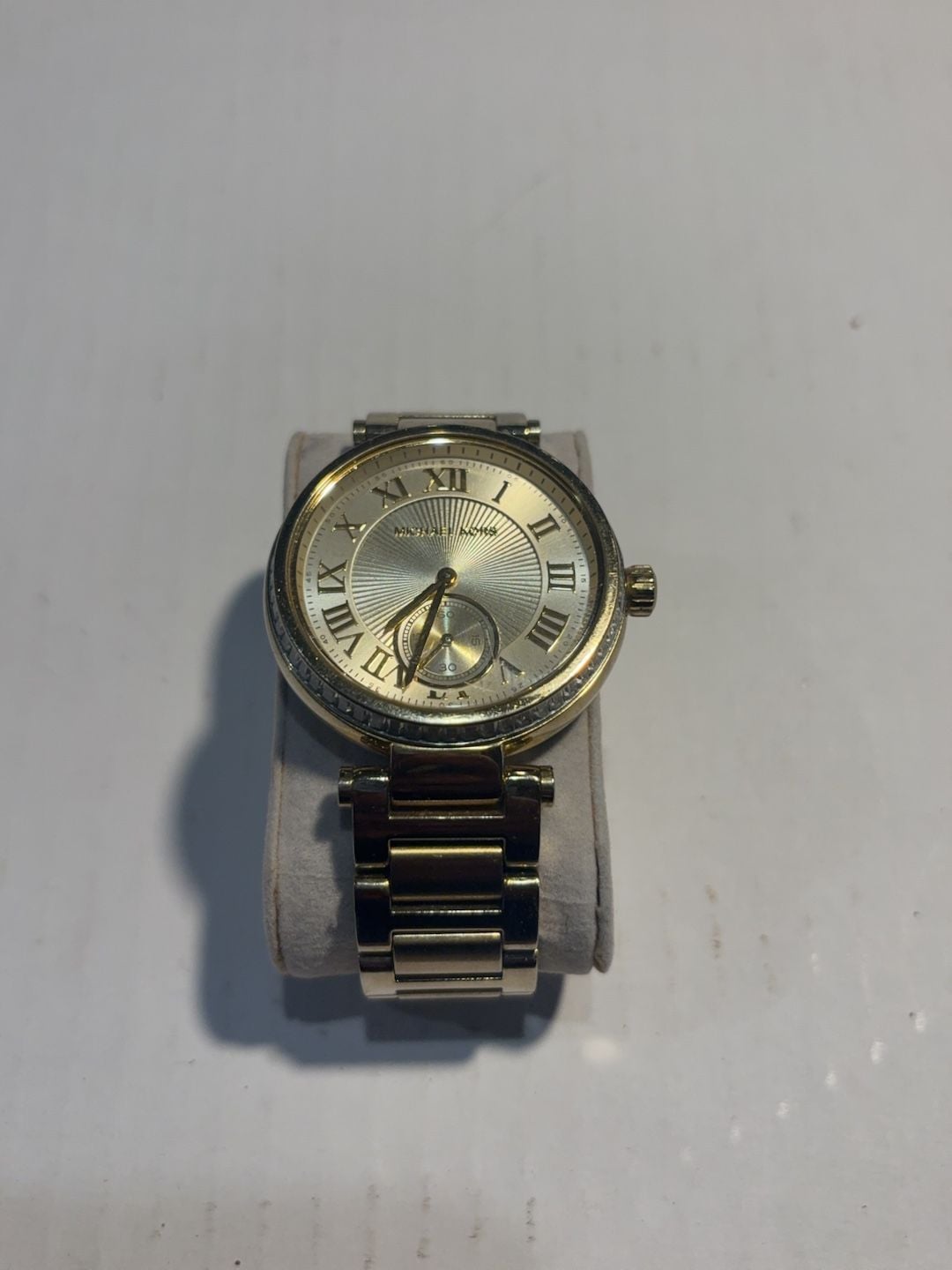 Michael Kors Skylar Mk5867 Champagne Dial GoldTone Ladies Watch